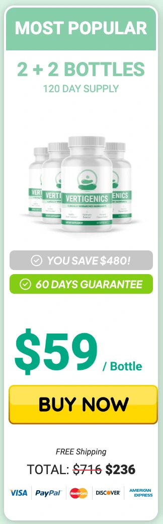 Vertigenics 4 bottles
